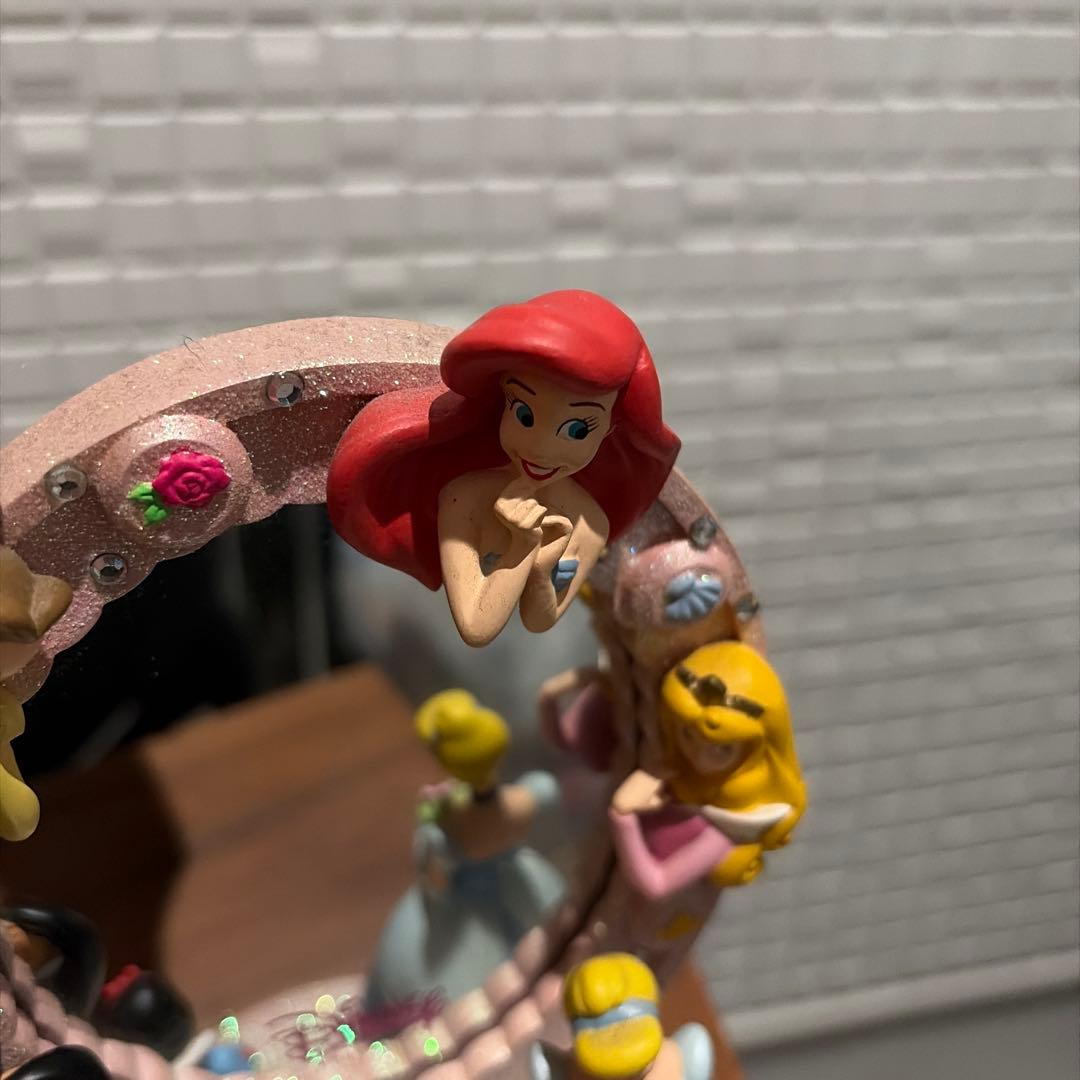 Disney ディズニー プリンセス ミラースタンド 陶器 置物