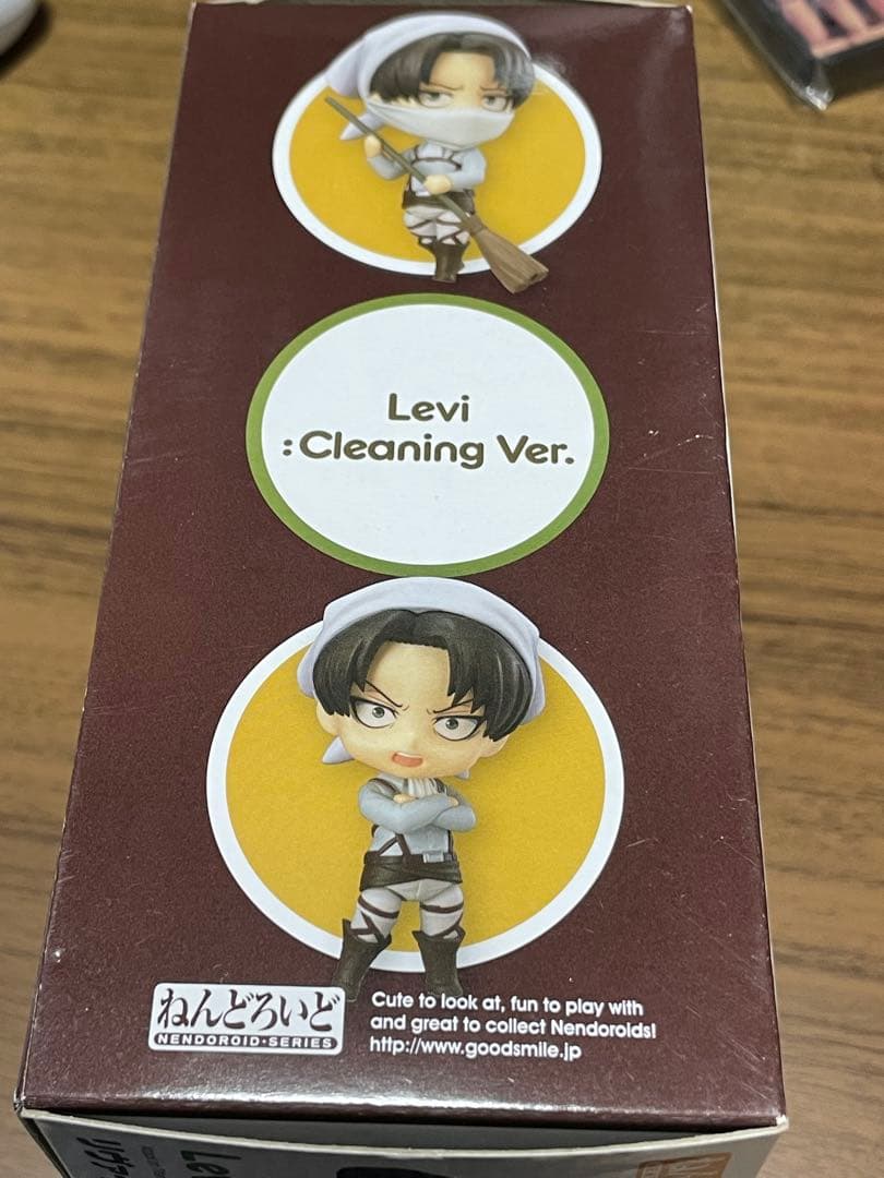 ねんどろいど　リヴァイ　お掃除Ver. 台座付き