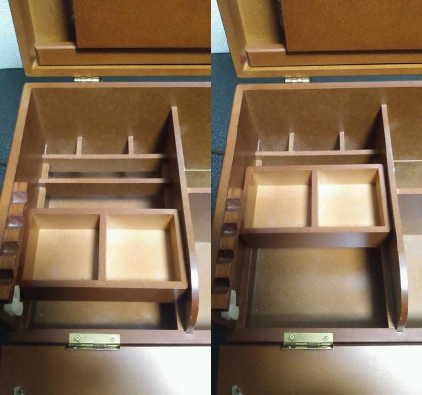 ☆持ち運びができるミニドレッサー☆小さな鏡台☆