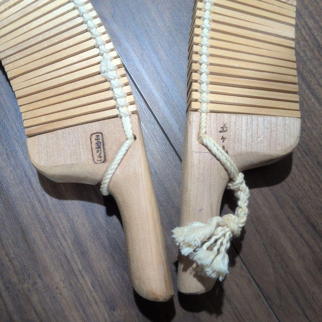 筑子　ささら　檜　越中　五ケ山 檜製 約73cm 伝統楽器 民芸品