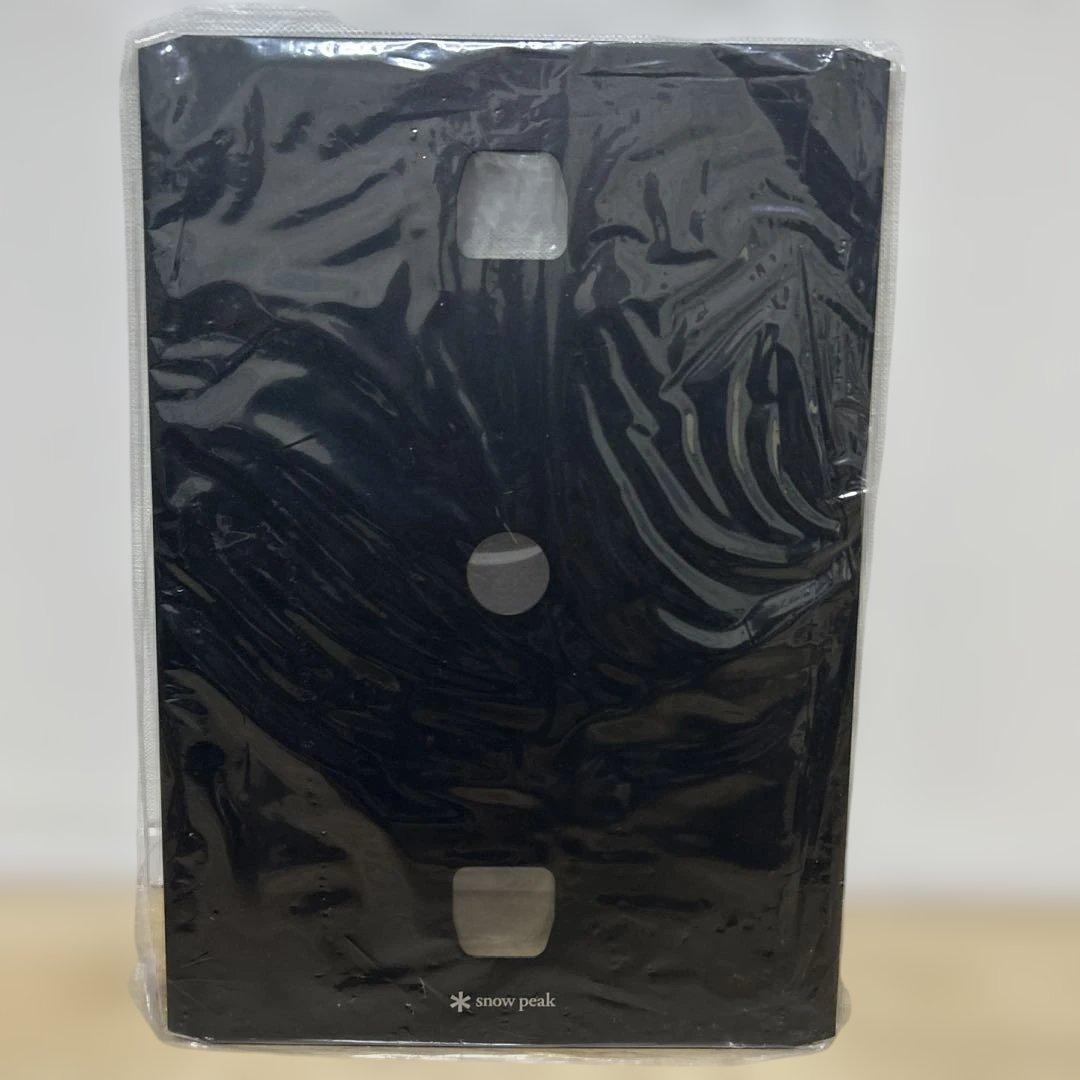 スノーピーク　フラットバーナー専用 リッドトレーブラック(お詫び品)非売品