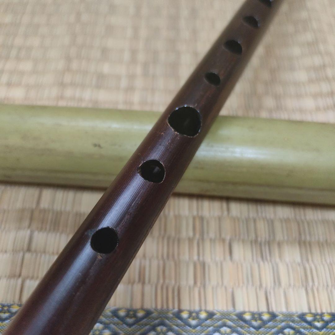 燻竹製 篠笛 唄物 六本調子