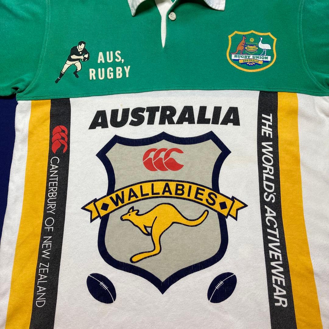 Canterbury ラガーシャツ ブレディスローカップ ワラビーズ 日本製L