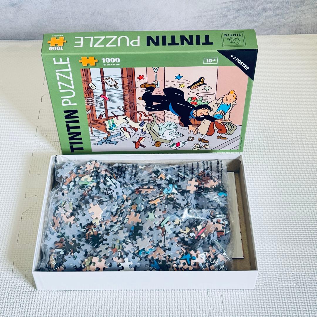 入手困難 TINTIN タンタンの冒険 ジグソーパズル 1000ピース レア