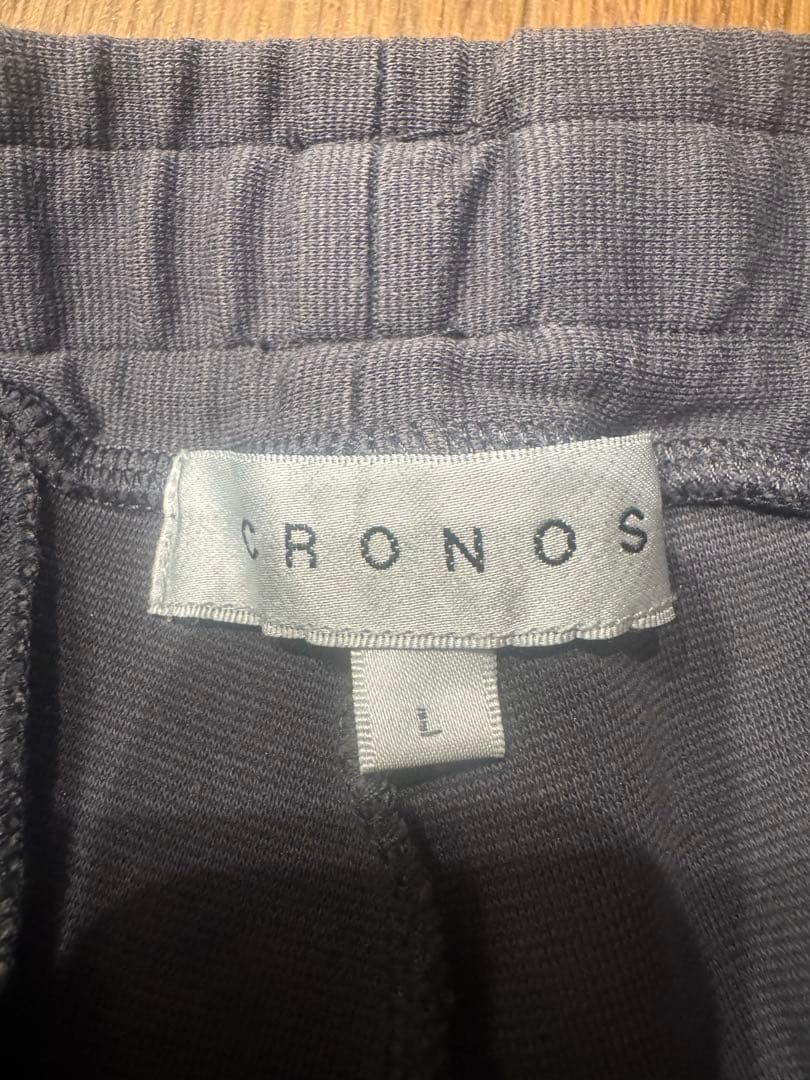 CRONOS クロノス　ネイビー　ジャージパンツ Lサイズ　美品　正規品