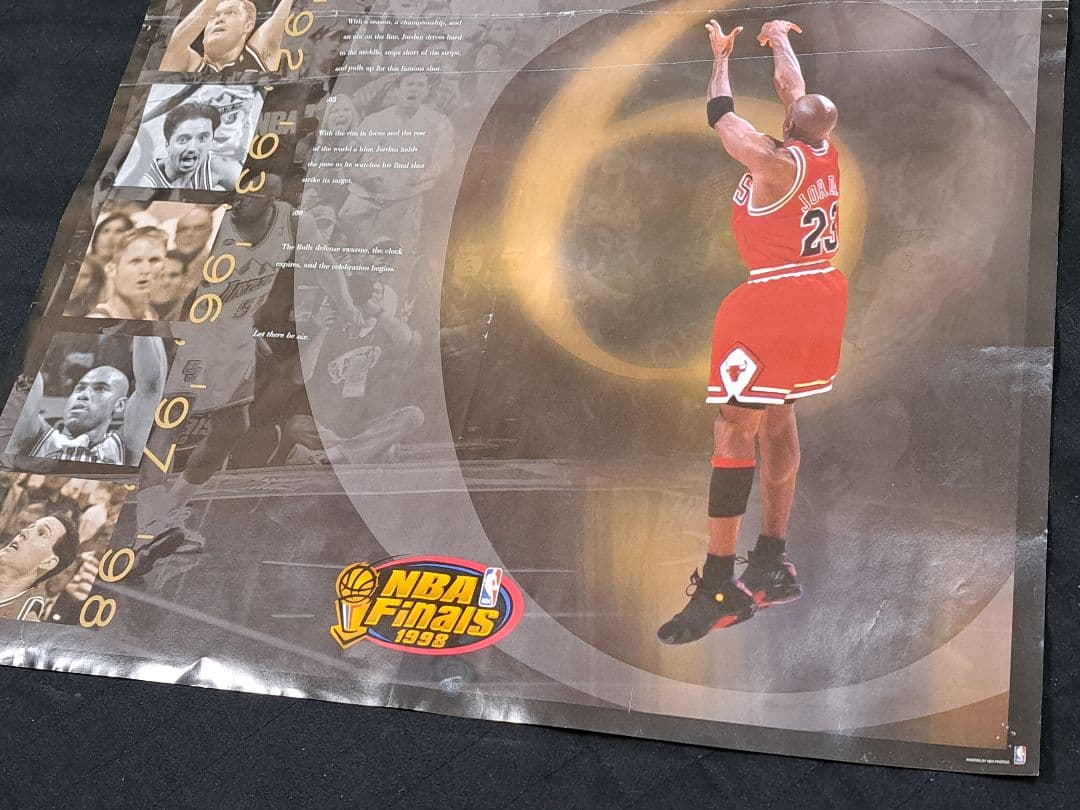 シカゴ・ブルズ NBAチャンピオン 特大ポスター88.5cm×58.5cm