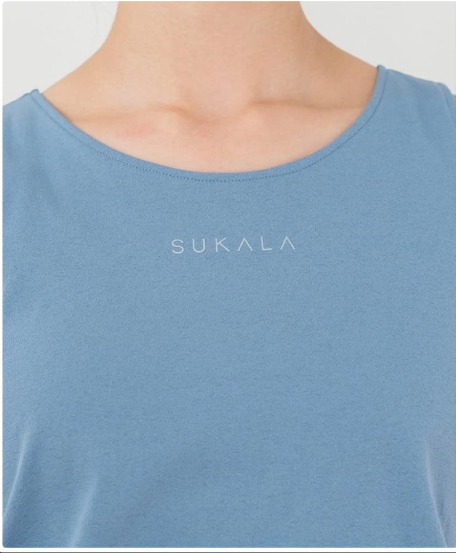 LAVA SUKALA 花柄セパレートタンクトップ Sサイズ　ダークネイビー