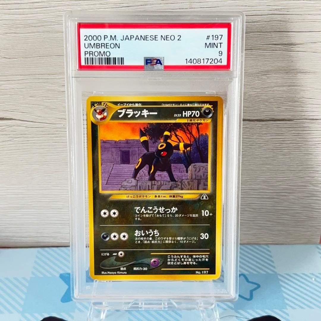 PSA9＊旧裏 イーブイ エーフィ ブラッキー ファイル neo PSA10以下
