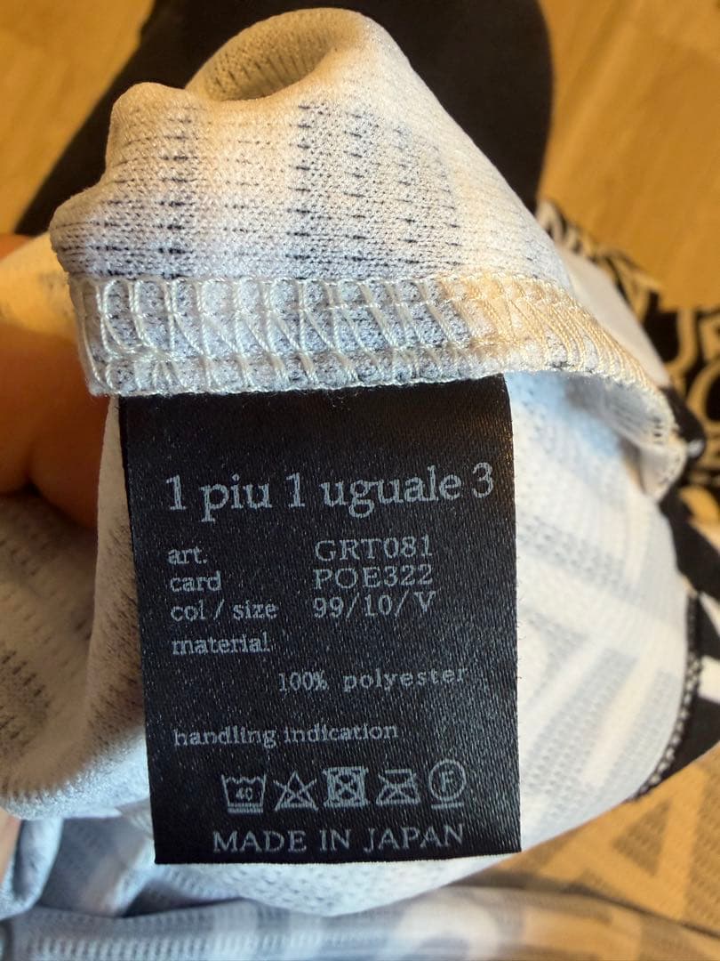 1PIU1UGUALE3 半袖シャツ