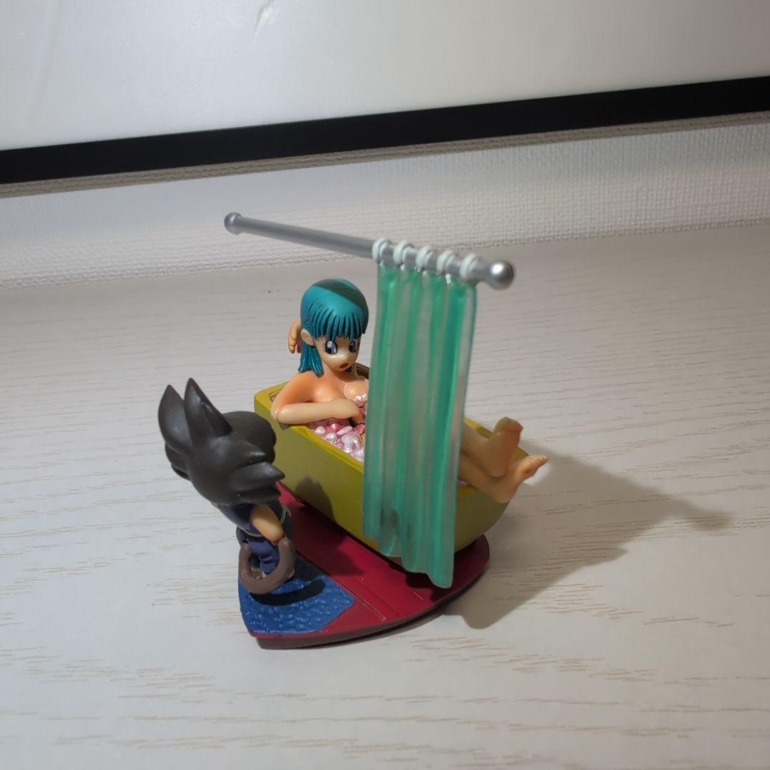 ドラゴンボールカプセル 孫悟空 ブルマ 入浴