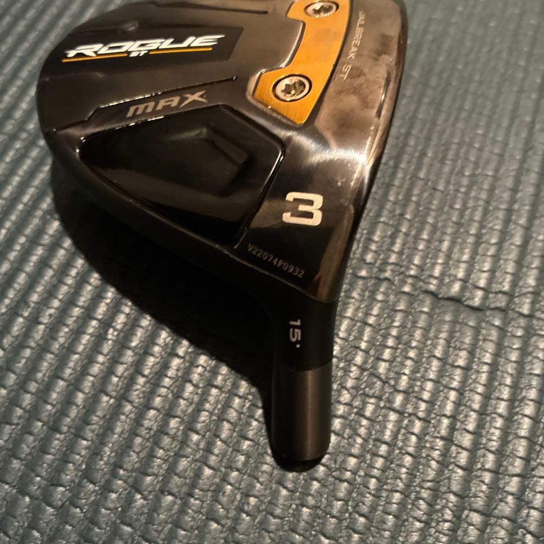 Callaway Rogue ST MAX 3番ウッド　15° ヘッドのみ