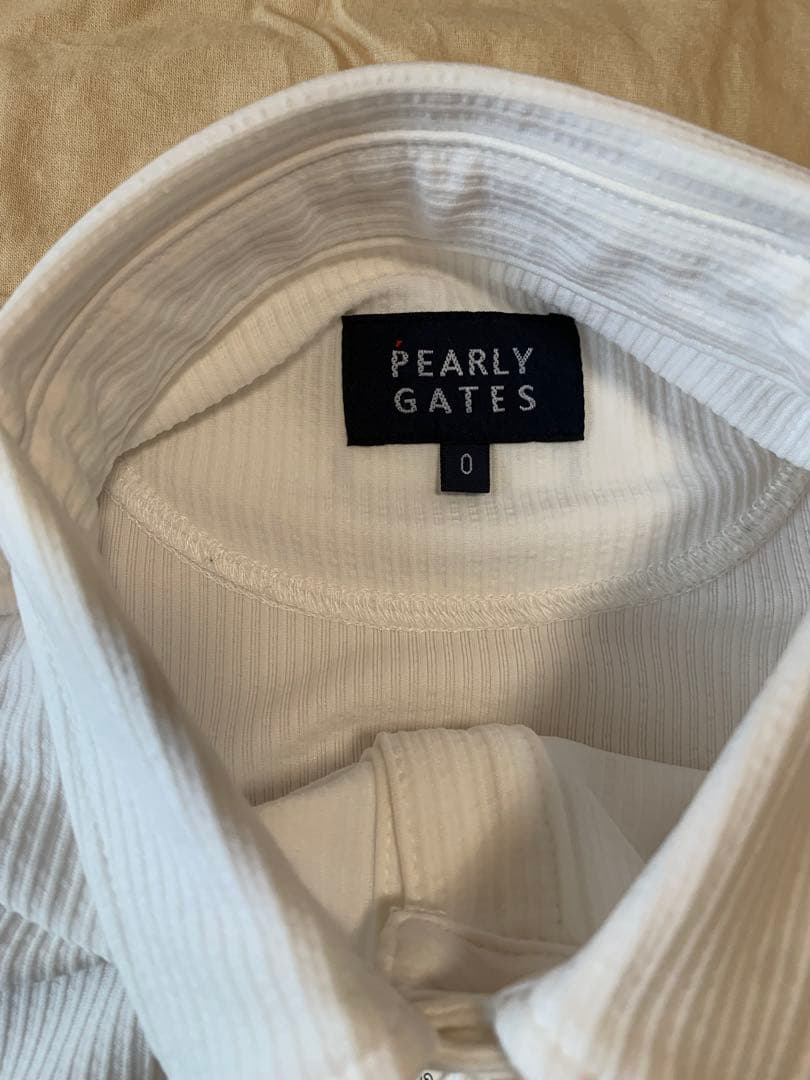 PEARLY GATES ホワイト ポロシャツ