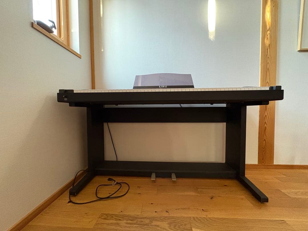 カワイ KAWAI 電子ピアノ PW350（変換プラグ・鍵盤カバー付き）