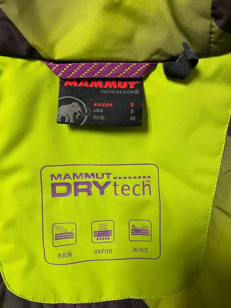 美品 MAMMUT スキーウェア ジャケット マウンテンパーカー