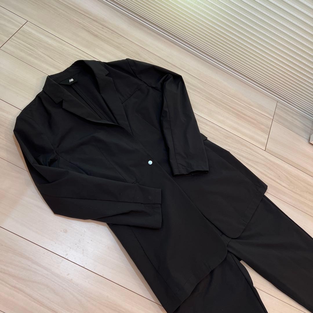 美品　おしゃれ　スーパーストレッチ　レディース　ブラック　セットアップ　サイズM