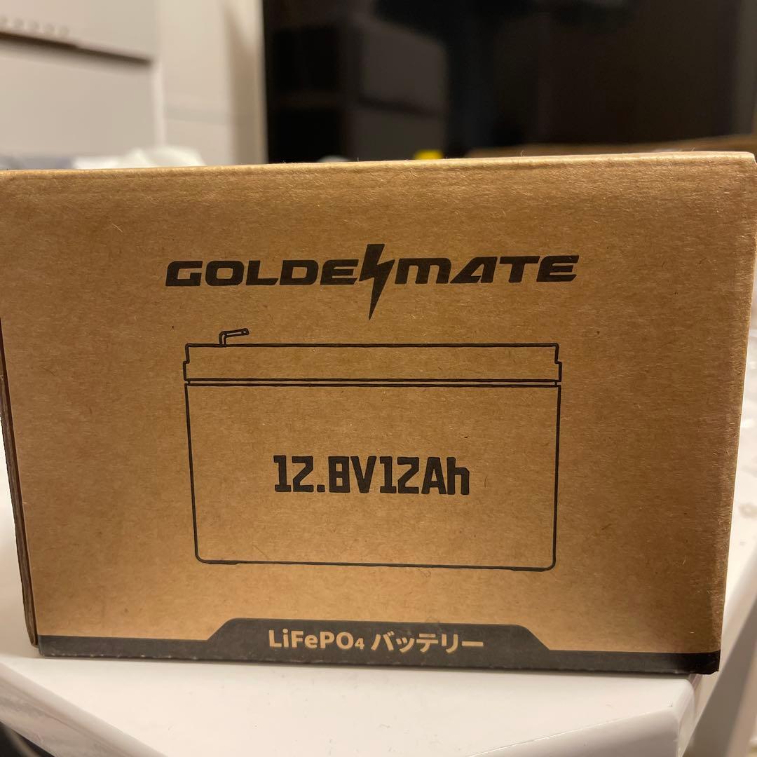 Goldenmate バッテリー　12.8V12Ah 3個　充電器込み