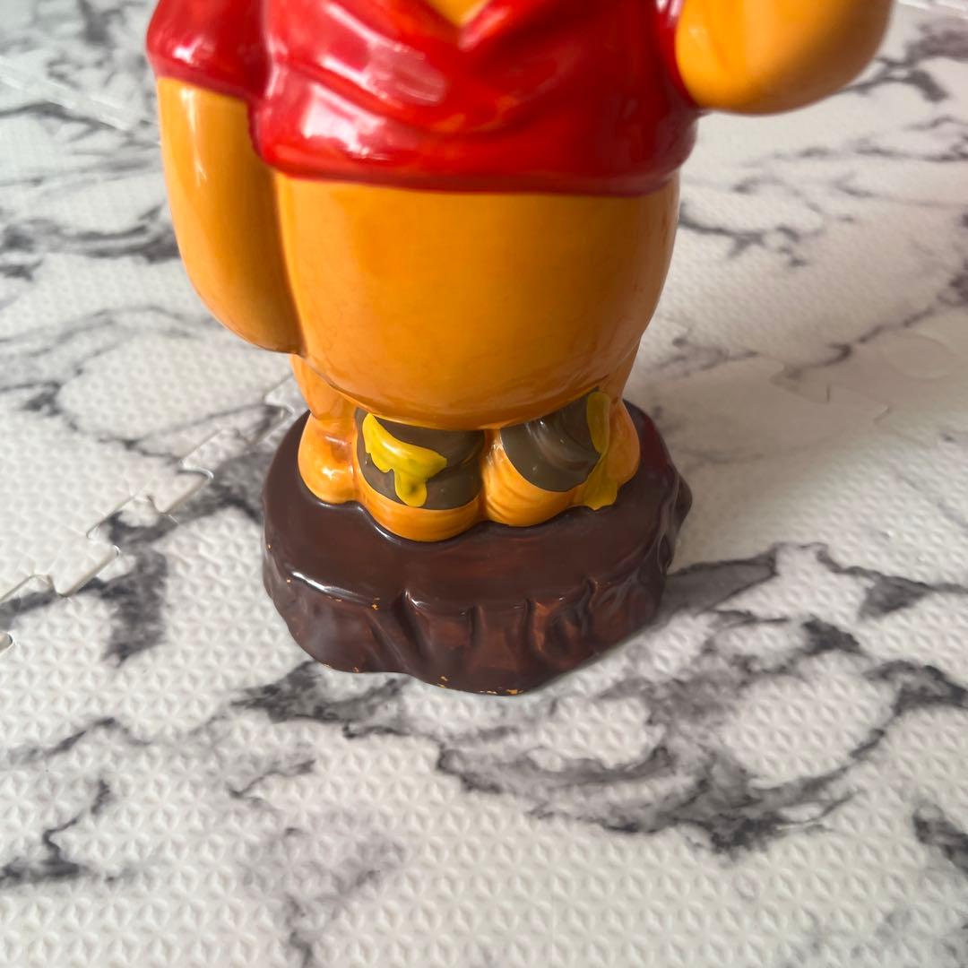 くまのプーさん 貯金箱 陶器製
