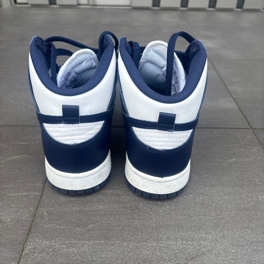 Nike ダンクハイカット シューズ ネイビー/ホワイト