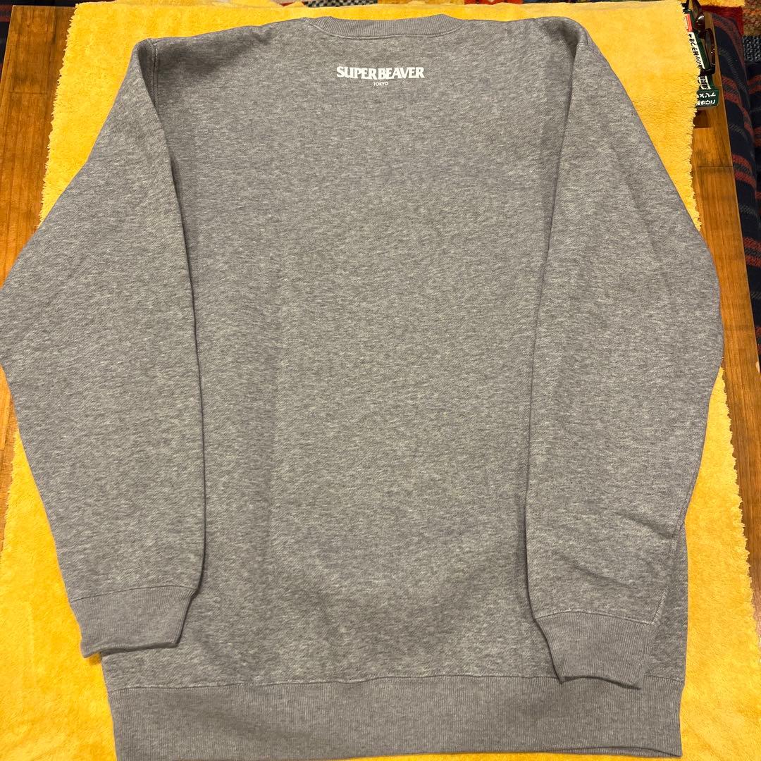 SUPER BEAVER トレーナー　GR ビッグシルエット