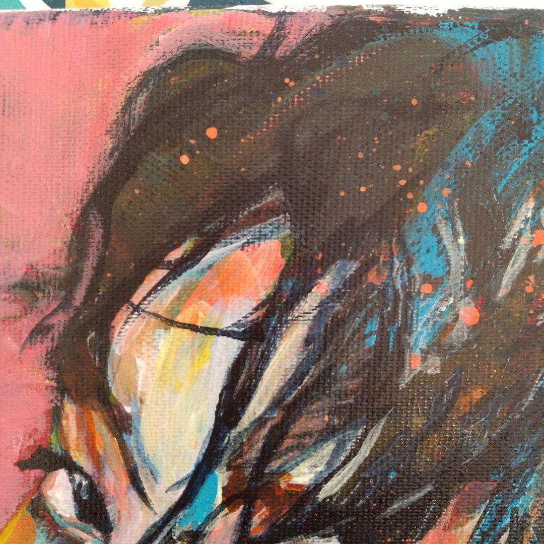 人物画#32 男性の肖像 アクリル画 3号