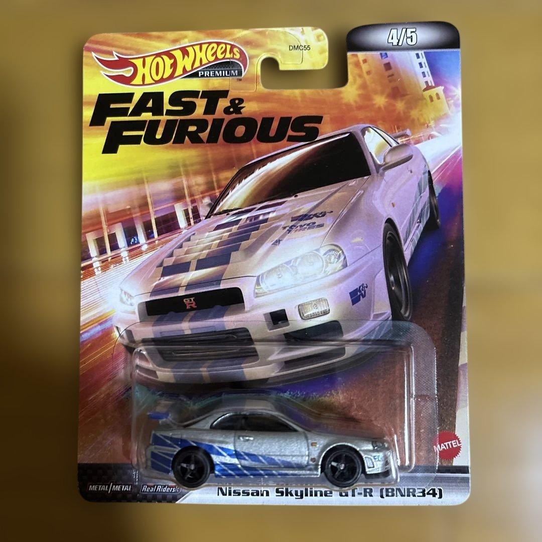 Hot Wheels Fast & Furious 5台セット