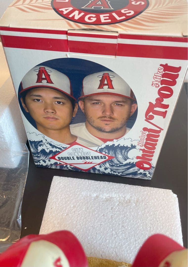 エンゼルススタジアム 先着限定配布 大谷翔平&マイク・トラウト ボブルヘッド