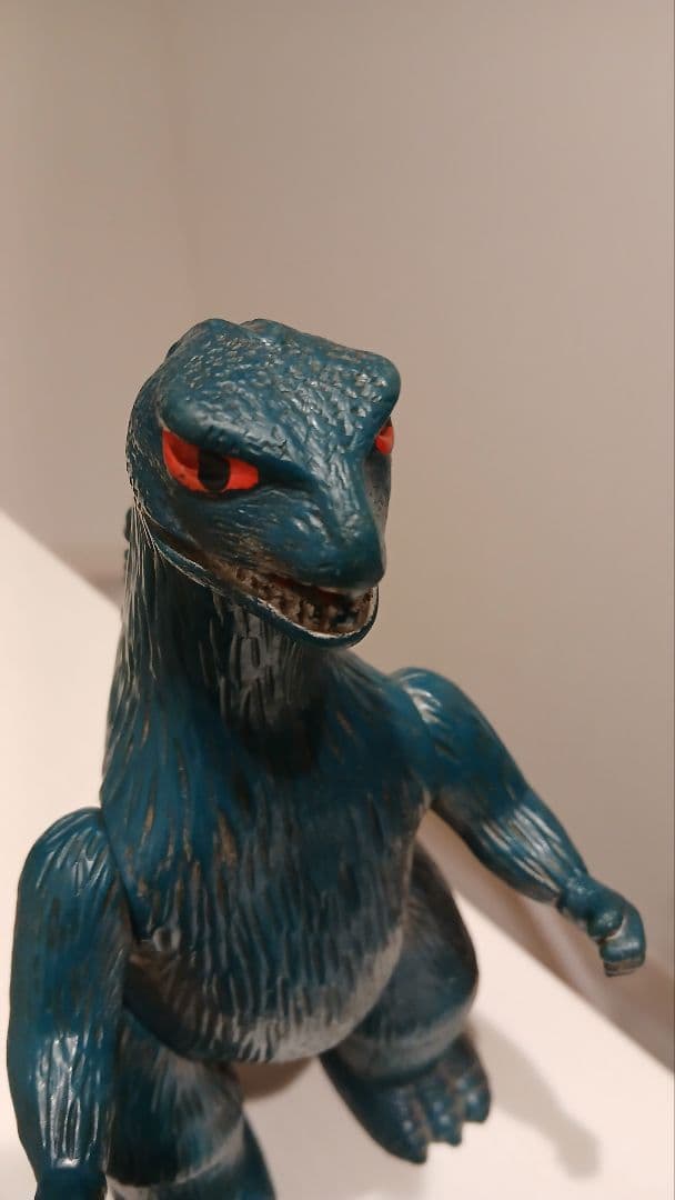 当時物　マルサン　ゴジラ　左足刻印　赤目　GODZILLA