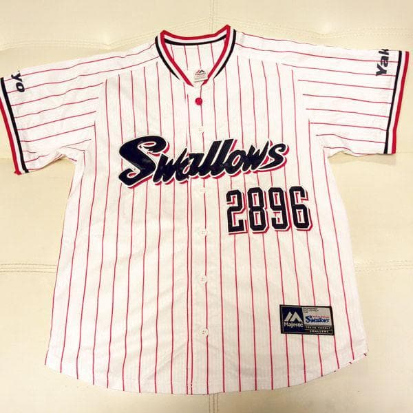 東京ヤクルトスワローズ つば九郎 マジェスティック レプリカユニフォーム M