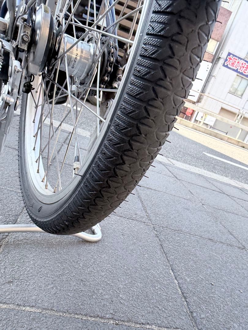 大阪府　Panasonic 電動アシスト自転車 ネイビー　20インチ