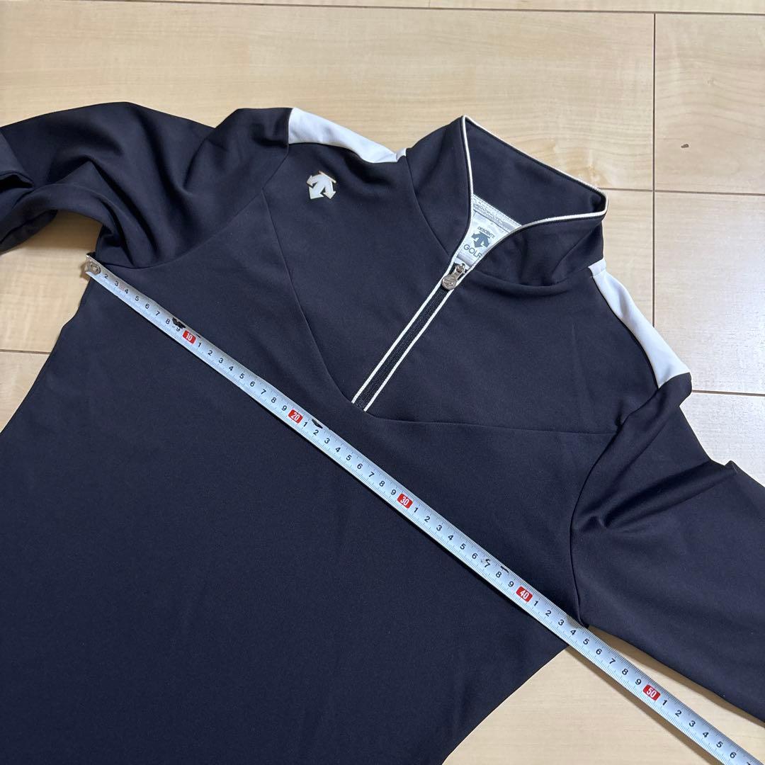 DESCENTE ゴルフウェア ポロシャツ　スカート　2点　黒　M/L