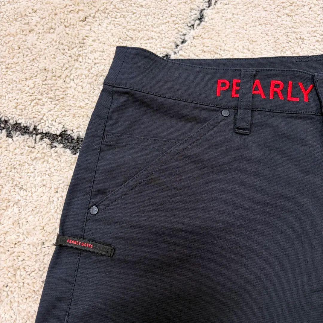 【美品】PEARLY GATES レディースゴルフショートパンツ　ブラック