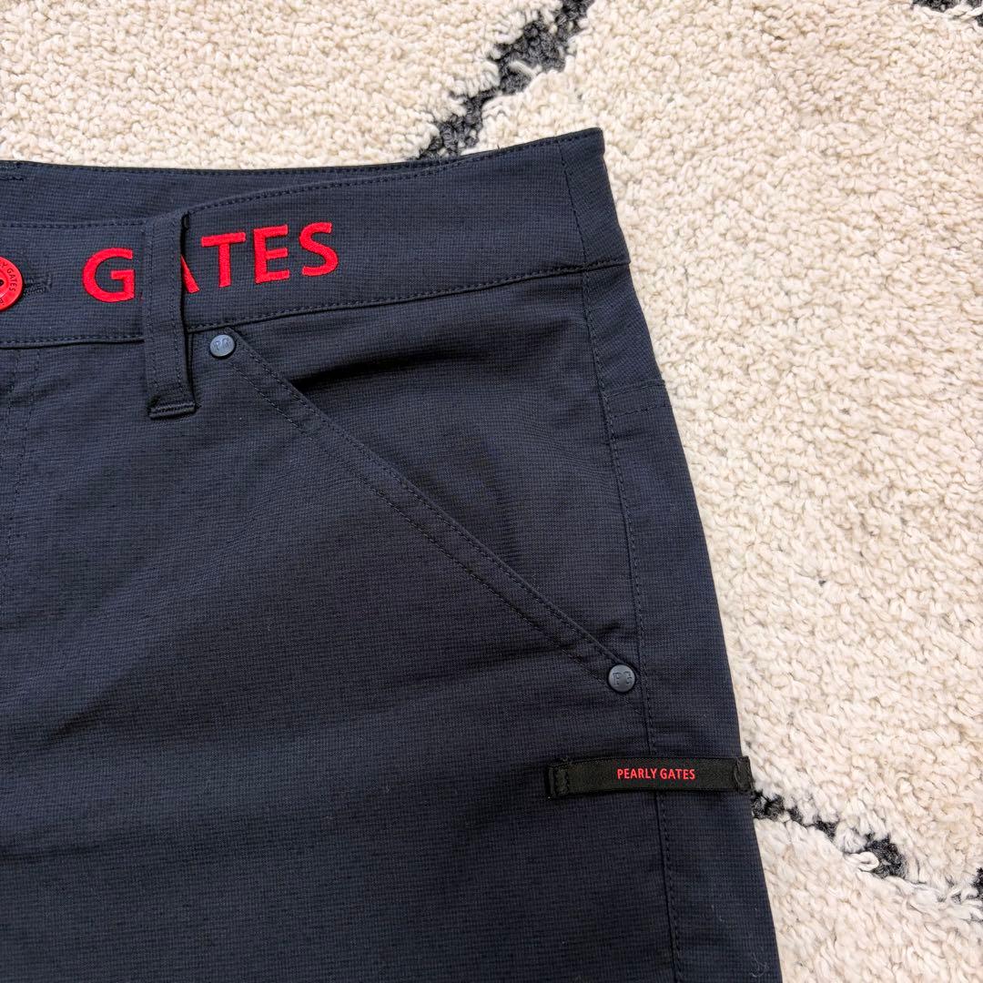 【美品】PEARLY GATES レディースゴルフショートパンツ　ブラック