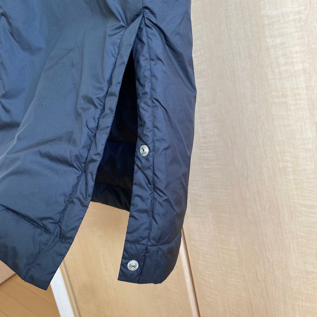 adidas フード付きスーパーロングベンチコート 黒