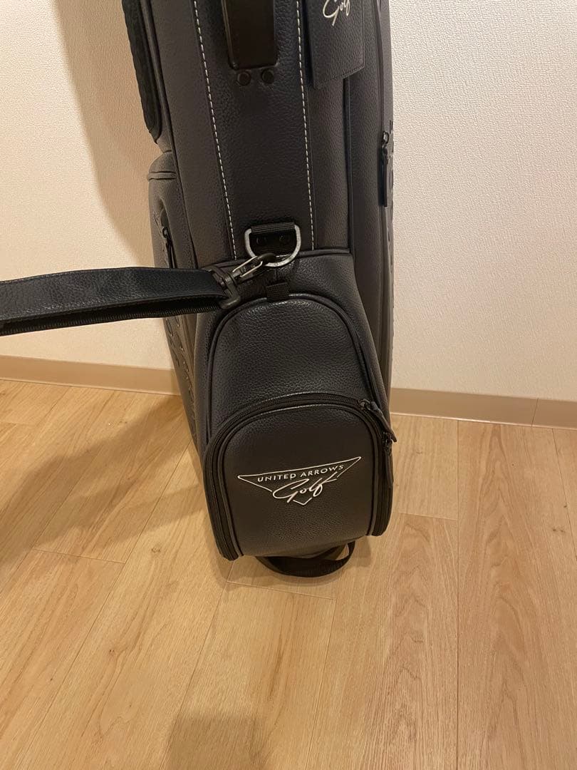 シボ スタンドキャディバッグ　UNITED ARROWS GOLF ネイビー