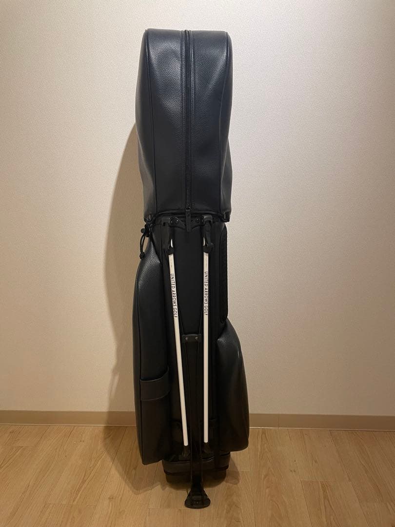 シボ スタンドキャディバッグ　UNITED ARROWS GOLF ネイビー
