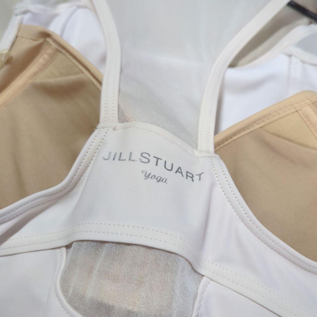 ジルスチュアート JILL STUART ヨガ ウェア ホワイト Lサイズ