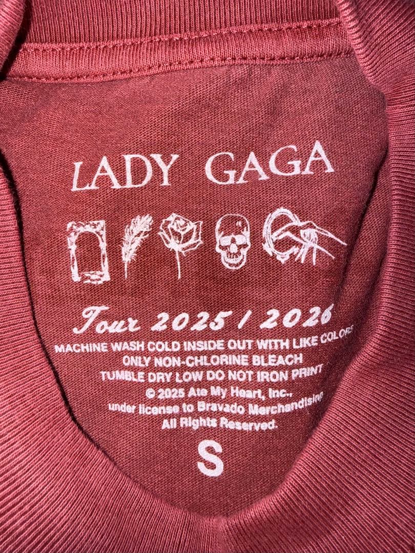 ★新品・未使用★レディーガガ　キラーレース　2026ツアーTシャツ 　S