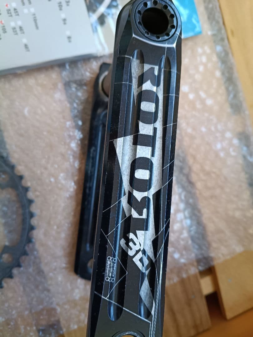 ROTOR 3D24 power2MAX付きクランク　172.5mm 10S