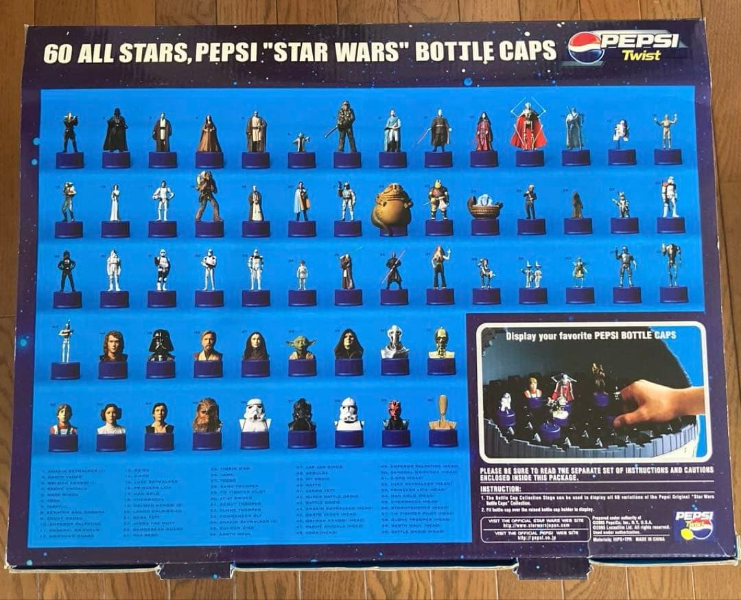 Pepsi ツイストスターウォーズ ボトルキャップ エピソード3（60➕1）