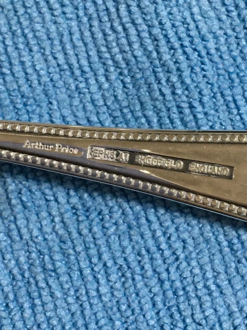 英国駐在時購入♪ケーキサーバーとカクテルスプーンのセット　印字あり　Used