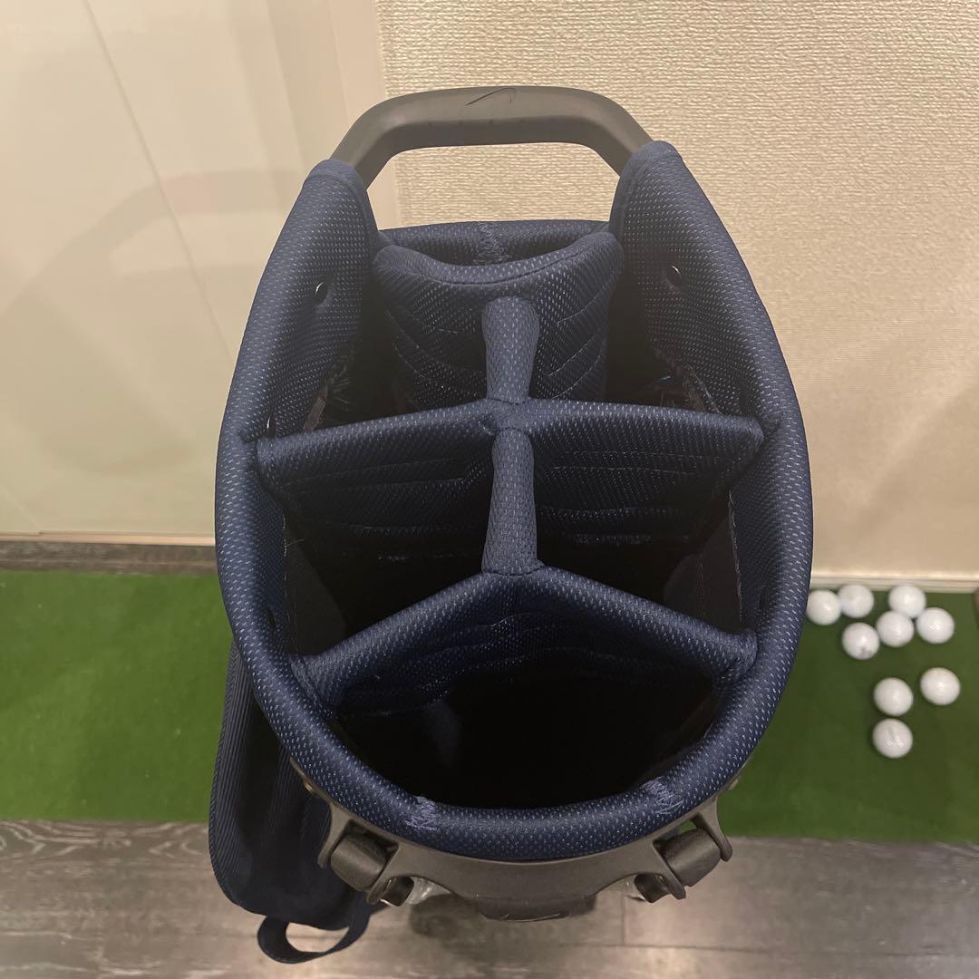【未使用品】9型Nike 青色系　スタンド式軽量キャディバッグ
