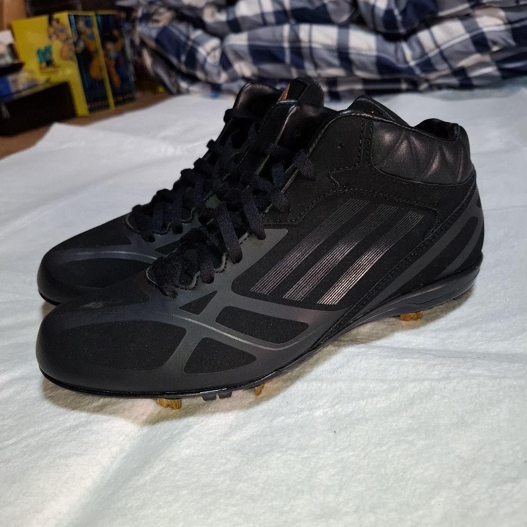 adidas Professional ブラック スパイク ハイカット