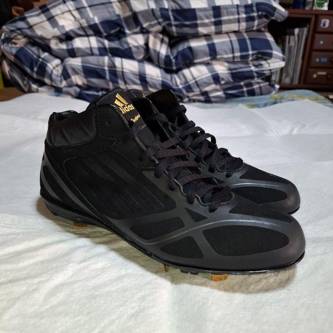 adidas Professional ブラック スパイク ハイカット