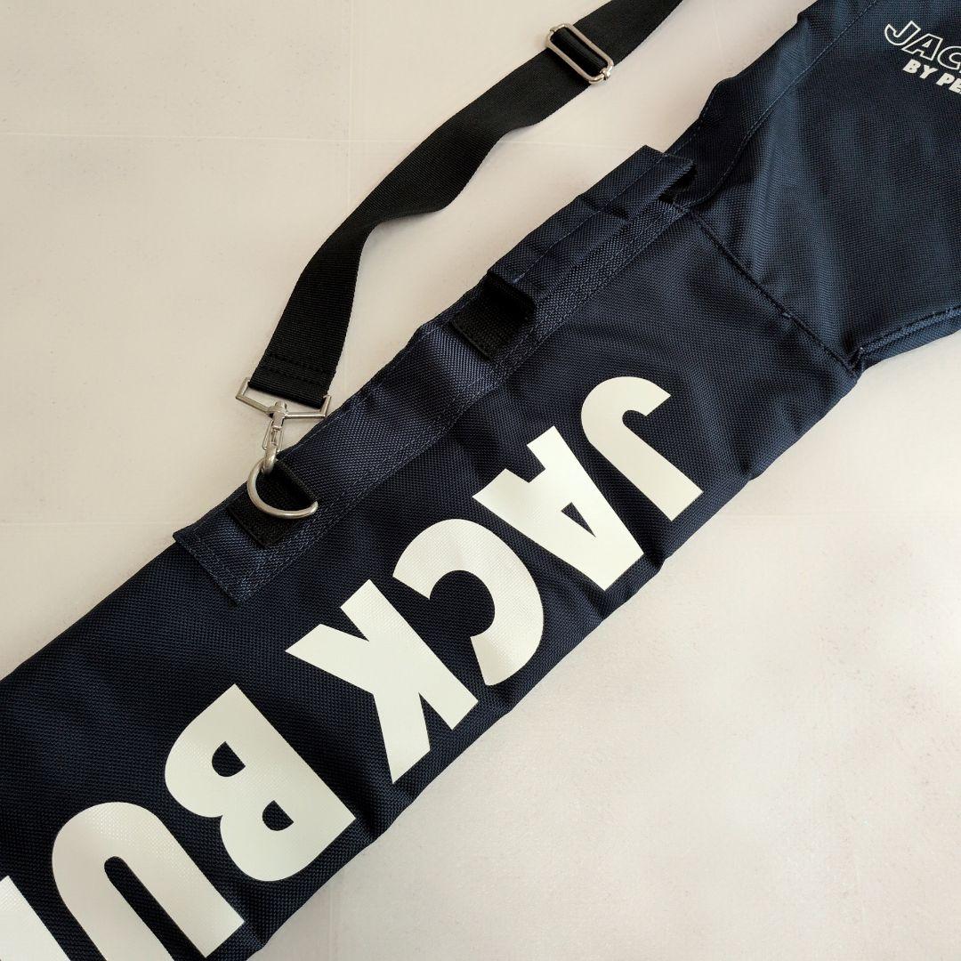 【極美品】ジャックバニー ネイビー　ゴルフ クラブケース ショルダー付