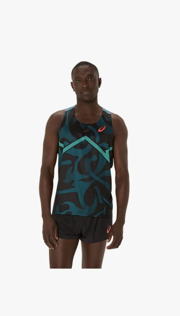 陸上用シャツ ASICS LIGHT KNIT SINGLET