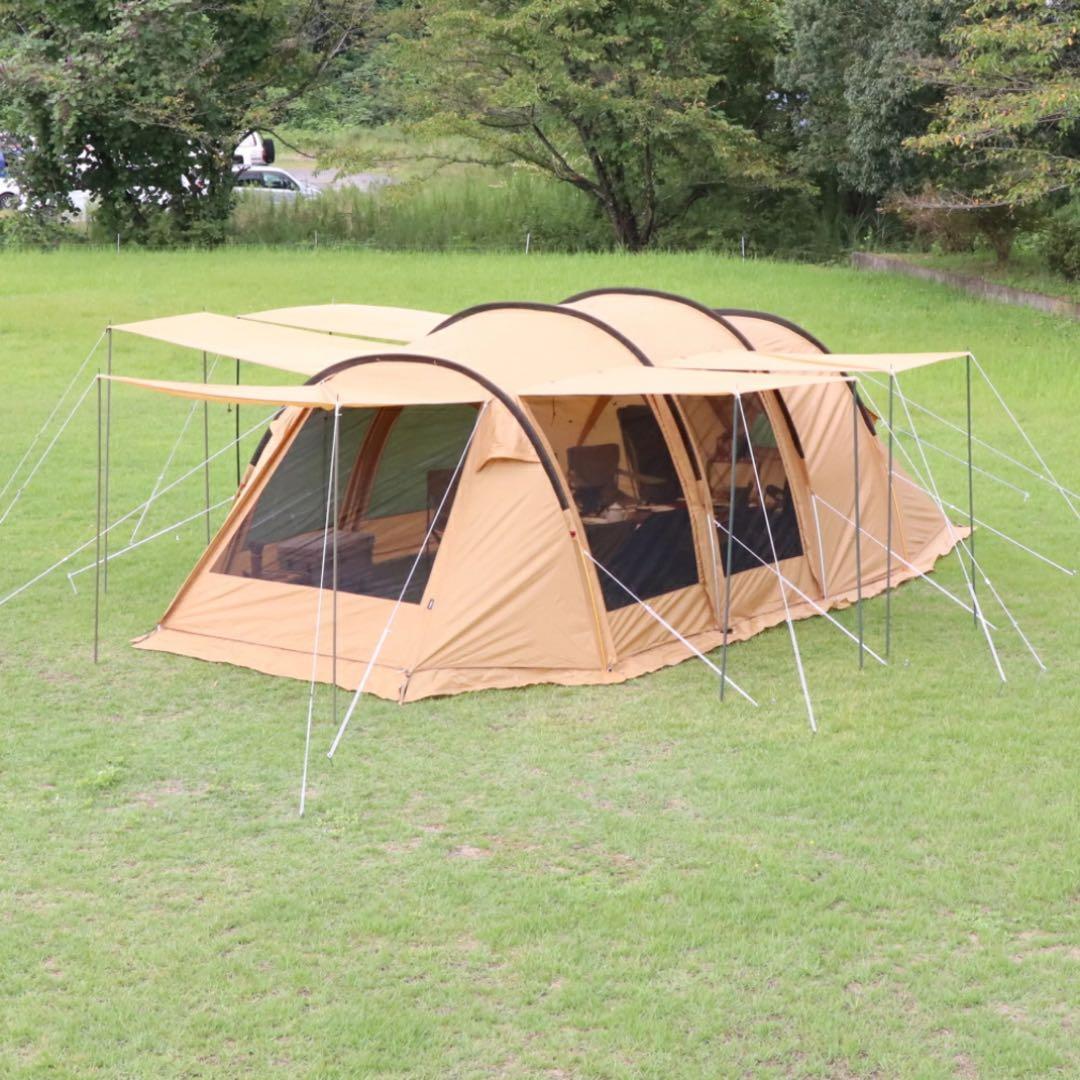 イグニオ 2ルーム型テント　ドームテント 4人用　キャノピー　キャンプ　新品