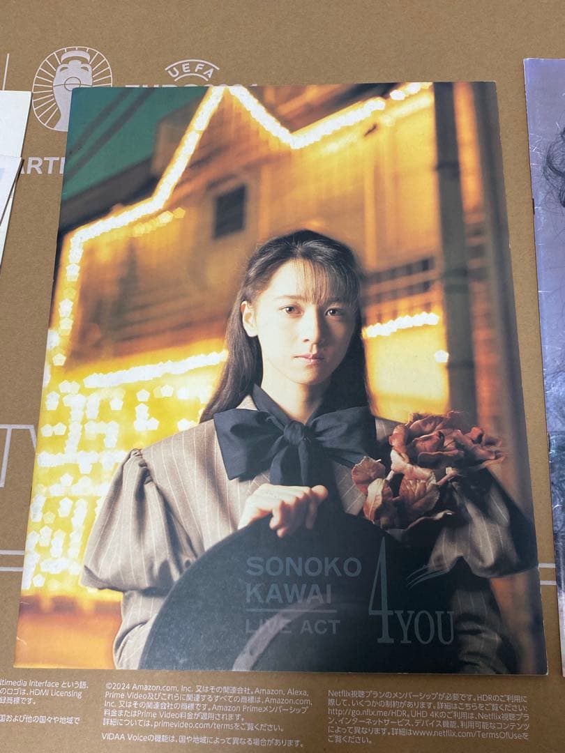 河合その子　コンサート　パンフレット　3冊　オリコン　1987年7月27日