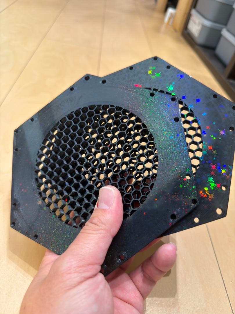 【クリスマス限定】3Dプリント製品7枚 ミッドナイト【キラキラ】(3)