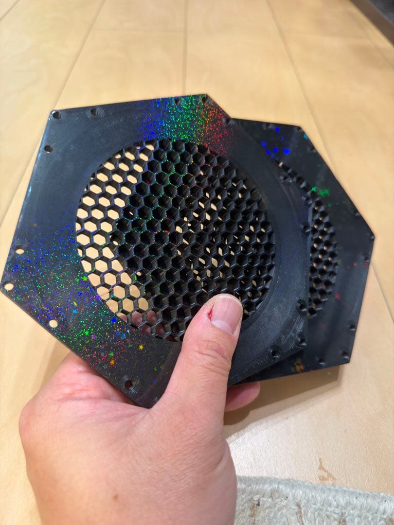 【クリスマス限定】3Dプリント製品7枚 ミッドナイト【キラキラ】(3)