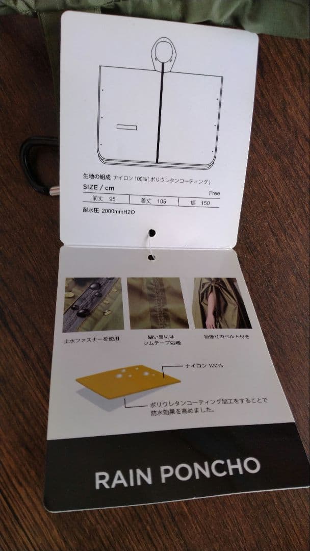 【新品未使用】BUMP OF CHICKEN　レインポンチョ